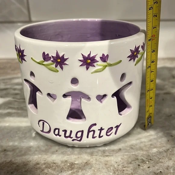 Votive/Tealight Ceramic Candle Holder - Picture 3 of 3